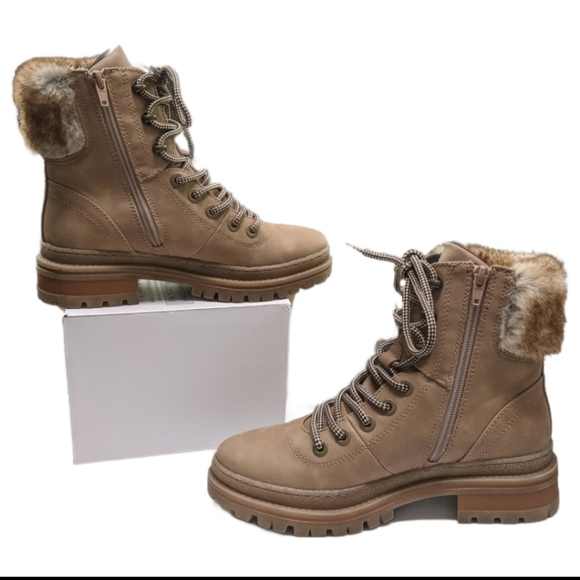 Steve Madden | Keystone tan faux fur boots - Picture 3 of 7